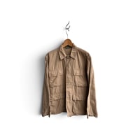 US BDU JACKET”PEACE" / BEIGE /X-SMALL【used】