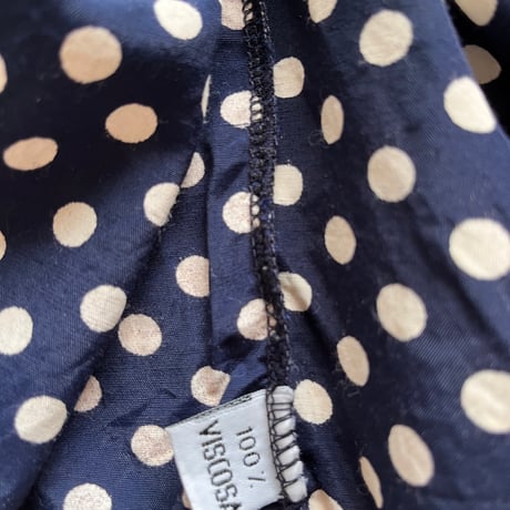 Polka-Dot Print  Shirt / '90 MEET AGAIN 【used】
