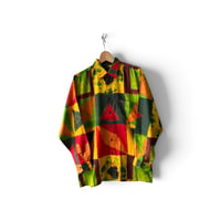 African Patchwork Shirt / '90 Aramis 【Dead Stock】