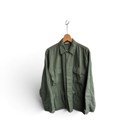 US BDU JACKET”PEACE"  / OLIVE / LARGE【used】