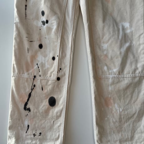 W Knee Painter pants (Realistic paint finish) / TRADESMAN 【used】