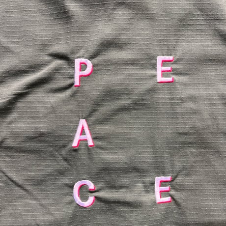 US BDU JACKET”PEACE"  No collar / OLIVE / X-SMALL【used】