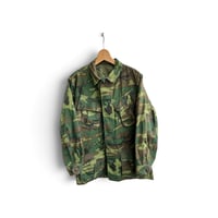 US Jungle Fatigue JACKET LEAF CAMO ”PEACE" MEDIUM 【vintage】