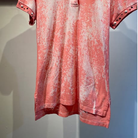 Spangle design polo shirts