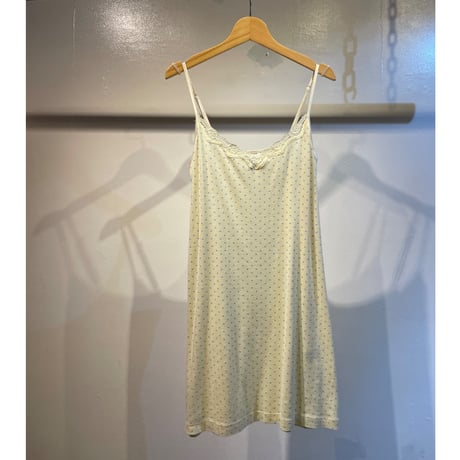 Dot pattern design mini cami one-piece