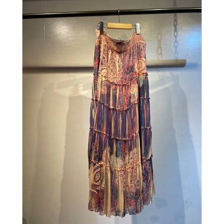 Y2K design maxi skirt