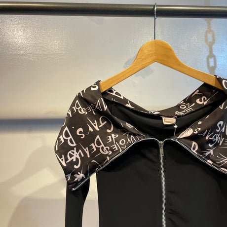 Euro zip up design tops