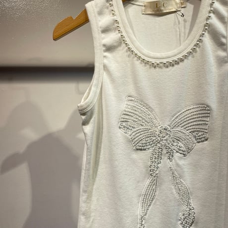 Ribbon bijou design tops