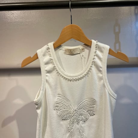 Ribbon bijou design tops