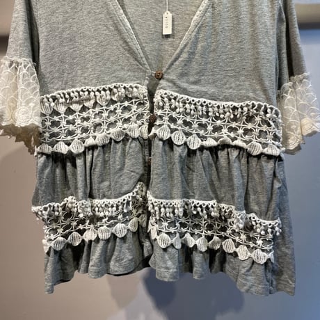 Lace pattern design tops