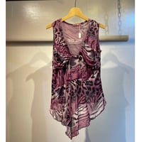 Euro lace and leopard design tops