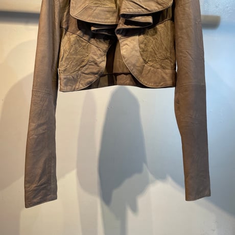 Euro design leather jacket