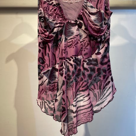 Euro lace and leopard design tops
