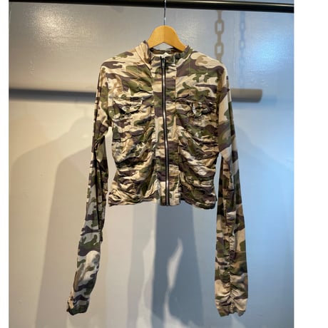 Camouflage zip up shirts