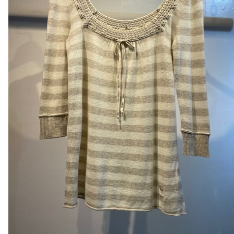 Abercrombie & Fitch design border knit