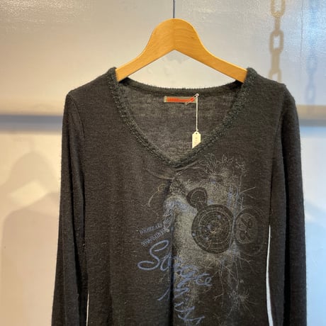 Euro design knit one-piece