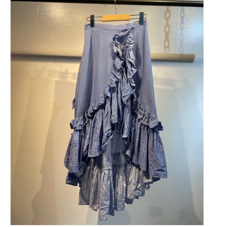 Frill design long skirt