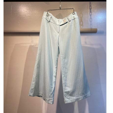 Color stripe ankle pants