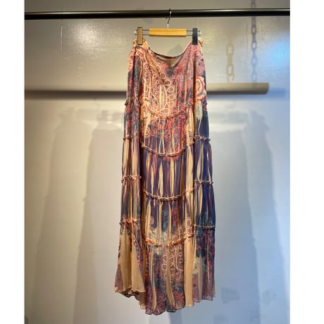 Y2K design maxi skirt