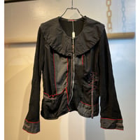 Euro design knit zip jacket