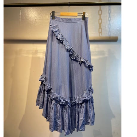 Frill design long skirt