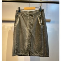 Euro design sweat skirt