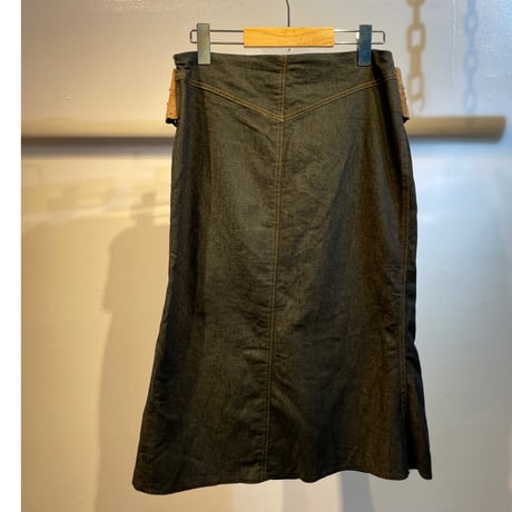 Euro design denim skirt