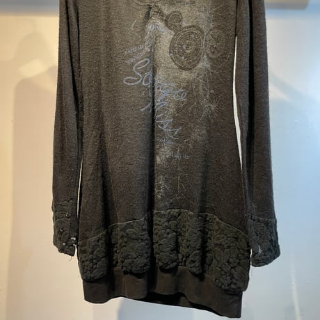 Euro design knit one-piece