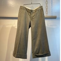Y2K wool slacks capri pants