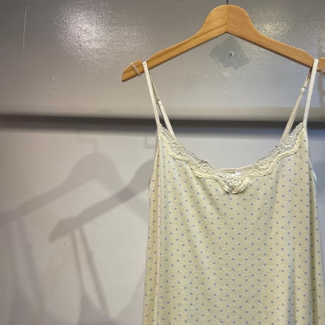 Dot pattern design mini cami one-piece