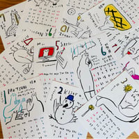NEKO calendar 2027 和風月名