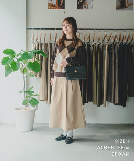 【先行予約】#-98 7G C/W classic argyle knit (Green)