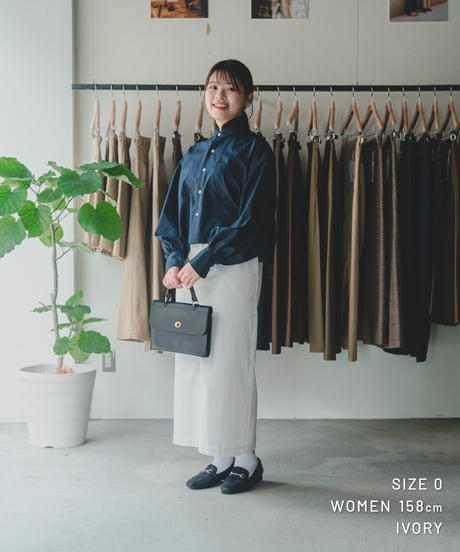 【先行予約】#-95 12W corduroy notuck tight skirt (Ivory)