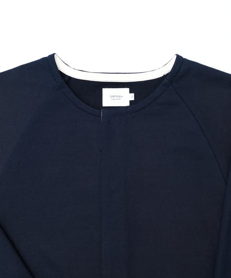 【先行予約】#-92 Heavy french terry cardigan blouson (Navy)