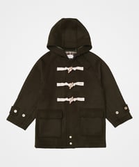 【先行予約】#-103 Wool mossa classic duffle coat (Green)