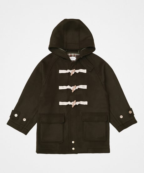 【先行予約】#-103 Wool mossa classic duffle coat (Green)