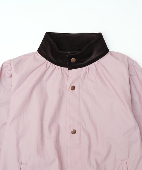 【先行予約】#-96 Puff sleeve soft volume blouson (Pink)