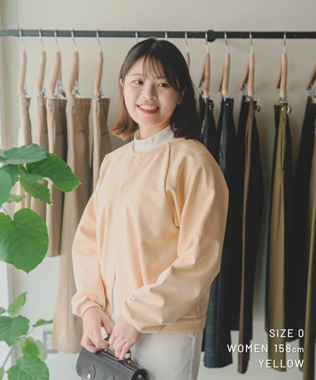 【先行予約】#-92 Heavy french terry cardigan blouson (Yellow)