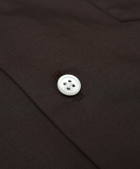 【先行予約】#-91 2way detachable collar frill shirt (Brown)