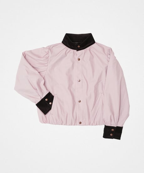 【先行予約】#-96 Puff sleeve soft volume blouson (Pink)