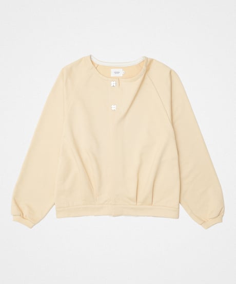 【先行予約】#-92 Heavy french terry cardigan blouson (Yellow)