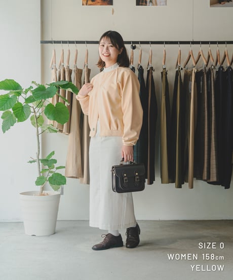 【先行予約】#-92 Heavy french terry cardigan blouson (Yellow)