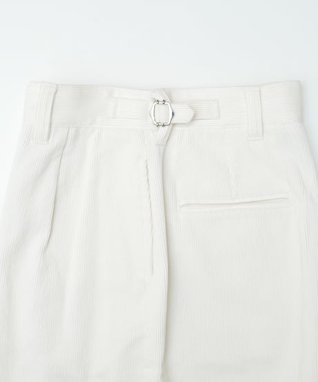 【先行予約】#-95 12W corduroy notuck tight skirt (Ivory)