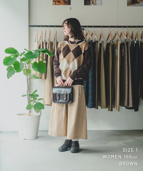 【先行予約】#-98 7G C/W classic argyle knit (Green)