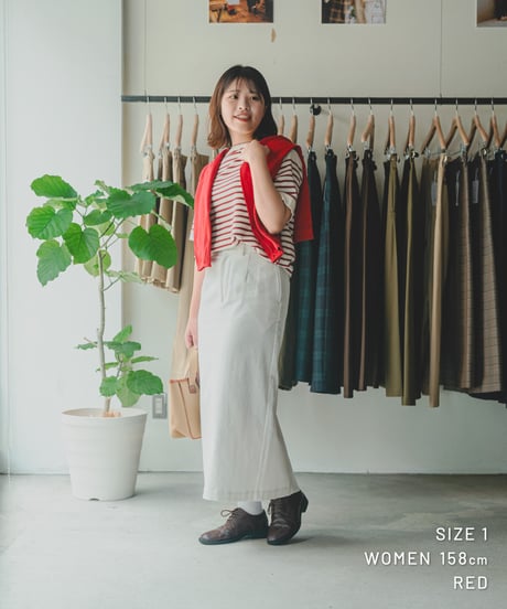 #-85 14G i-plating reversible border short sleeve knit