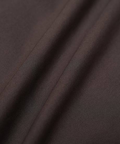【先行予約】#-91 2way detachable collar frill shirt (Brown)