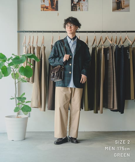 【先行予約】#-97 W/P gabardine railway drivers jacket (Green)