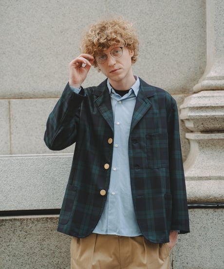 【先行予約】#-97 W/P gabardine railway drivers jacket (Green)