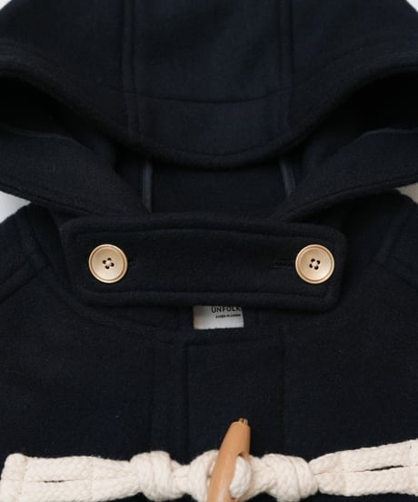 【先行予約】#-103 Wool mossa classic duffle coat (Navy)