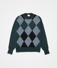 【先行予約】#-98 7G C/W classic argyle knit (Green)